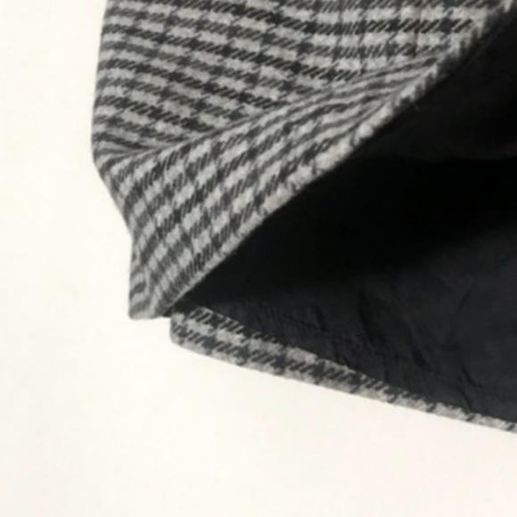 WILFRED | Wrap Front Skirt Tie Dorine Wool Plaid Houndstooth Mini Aritzia 00 xxs - Picture 6 of 6